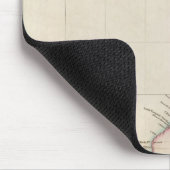 Karte der Kolonie von Neuseeland Mousepad (Ecke)