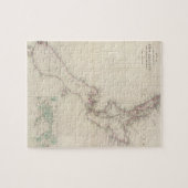 Karte der Kolonie von Neuseeland Puzzle (Horizontal)