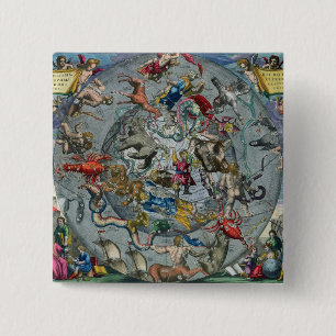 Karte der Konstellationen vom Nord Button