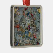 Karte der Konstellationen vom Nord Ornament Aus Metall (Rechts)