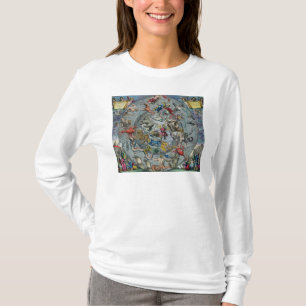 Karte der Konstellationen vom Nord T-Shirt