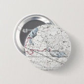 Karte der Konstellations-Platte XXII Button (Vorne & Hinten)