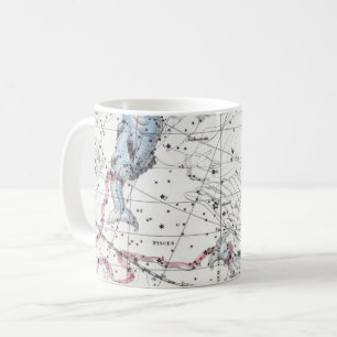 Karte der Konstellations-Platte XXII Kaffeetasse