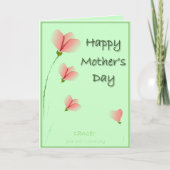 Karte der Krebs-Mutter Tages (Vorderseite)