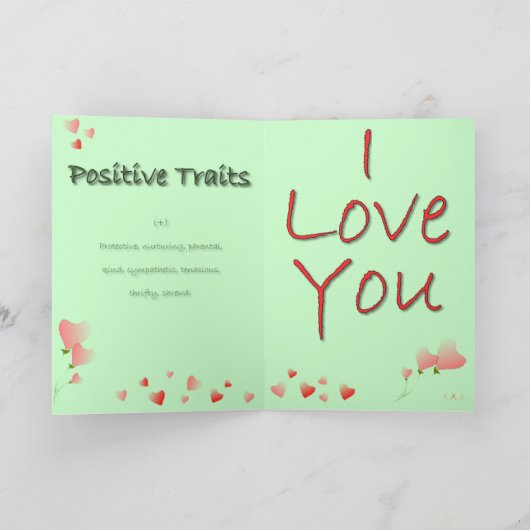 Karte der Krebs-Mutter Tages (Innenseite)