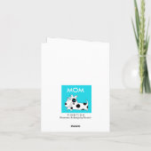 Karte der Kuss-u. Umarmungs-Hundeglückliche Mutter (Rückseite)