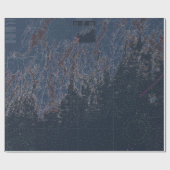 Karte der Küste Maine Geschenkpapier (Flach)