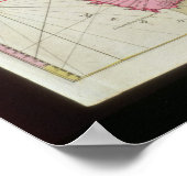 Karte der Länder Afrikas Poster (Ecke)