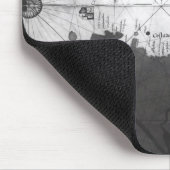 Karte der Länder Mousepad (Ecke)
