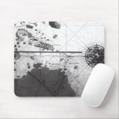Karte der Länder Mousepad (Mit Mouse)
