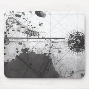 Karte der Länder Mousepad