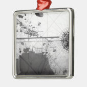Karte der Länder Ornament Aus Metall (Links)