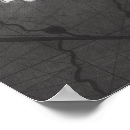 Karte der Länder Poster (Ecke)