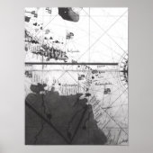 Karte der Länder Poster (Vorne)