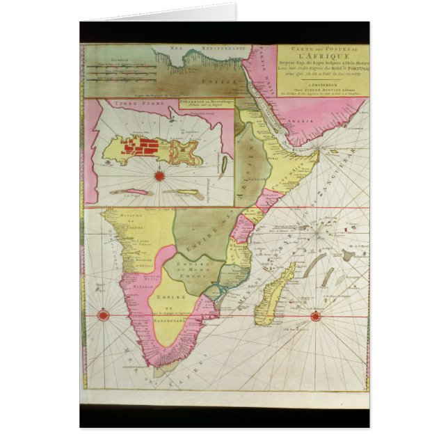 Karte der Länder von Afrika (Vorne)