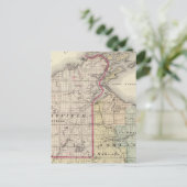 Karte der Landkreis Ashland und Bayfield (Stehend Vorderseite)