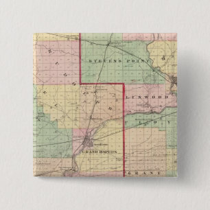 Karte der Landkreis Holz und Portage Button