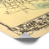 Karte der Landkreise Morgan, Berkeley und Jefferso Poster (Ecke)