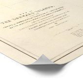 Karte der Leeward-Inseln Poster (Ecke)