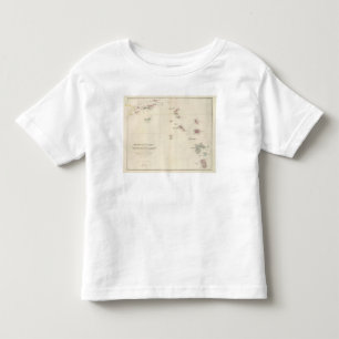 Karte der Leewardinseln Kleinkind T-shirt