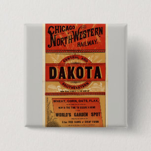 Karte der Linien Chicago und Northwestern Railway  Button