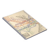Karte der Londoner Untergrund Railways Notizblock (Rechte Seite)