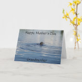 Karte der Loon-Mutter Tagesfür eine Großmutter (Gelbe Blume)