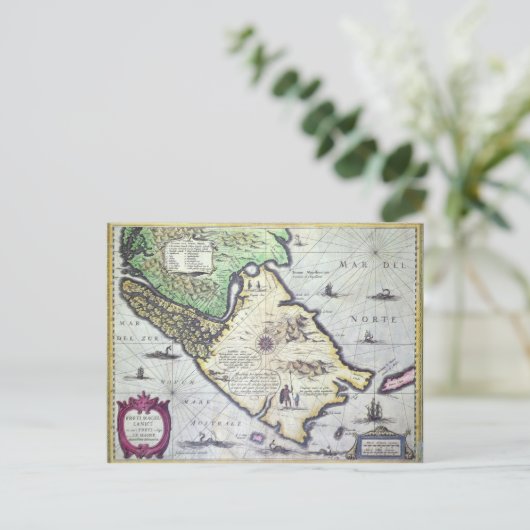 Karte der Magellan-Straße, Patagonien (Stehend Vorderseite)