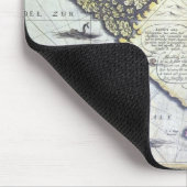 Karte der Magellan Straßen, Patagonia Mousepad (Ecke)