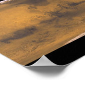 Karte der Mars Poster (Ecke)