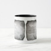 KARTE DER MESOPOTAMIA Combo-Tasse Tasse (Zentrum)