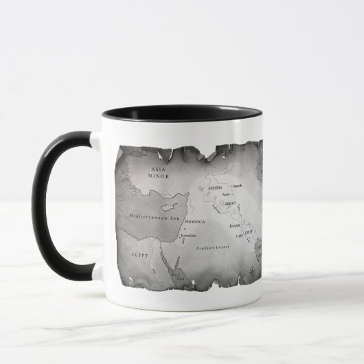 KARTE DER MESOPOTAMIA Combo-Tasse Tasse (Links)