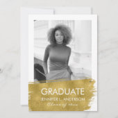 Karte der Minimalistischen Foto-Graduierungspartei (Vorderseite)