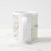 Karte der Missionsreisen von Apostel Paul Jumbo-Tasse (Rückseite)