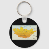 Karte der Mongolei Schlüsselanhänger (Vorderseite)