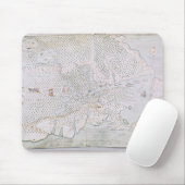 Karte der Mündung 2 St. Lawrence Mousepad (Mit Mouse)