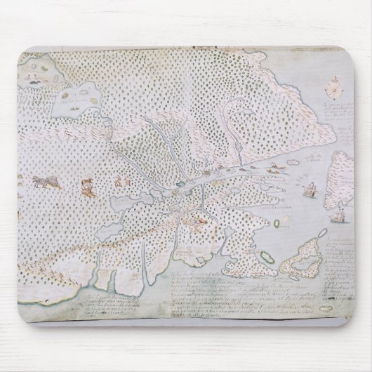 Karte der Mündung 2 St. Lawrence Mousepad (Vorne)