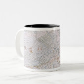 Karte der Mündung 2 St. Lawrence Zweifarbige Tasse (Vorderseite Links)