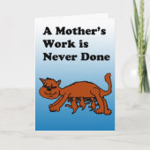 Karte der Mutter-Katzen-Mutter Tages (Vorderseite)