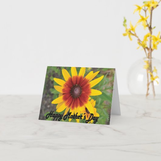 Karte der Mutter Tages (Gelbe Blume)