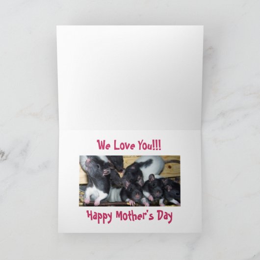 Karte der Mutter Tages (Innenseite)