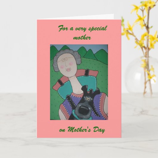 Karte der Mutter Tages (Gelbe Blume)