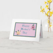 Karte der Mutter Tages (Gelbe Blume)