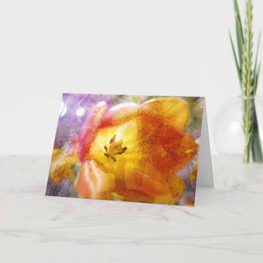 Karte der Mutter Tages- Karte (Vorderseite)