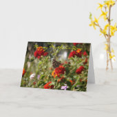 Karte der Mutter Tages, leer (Gelbe Blume)