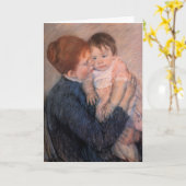 Karte der Mutter Tages- Mary Cassatt (Gelbe Blume)