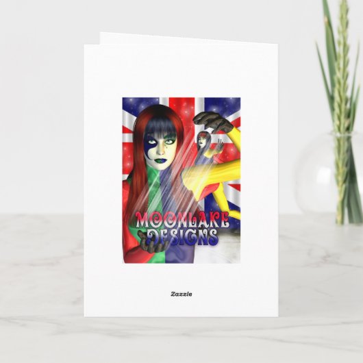 Karte der Mutter Tages, spezielle Nana (Rückseite)