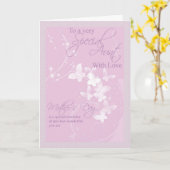 Karte der Mutter Tages, spezielle Tante (Gelbe Blume)