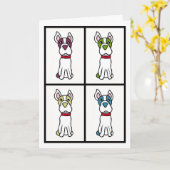 Karte der Mutter Tages- vom Hund (Gelbe Blume)