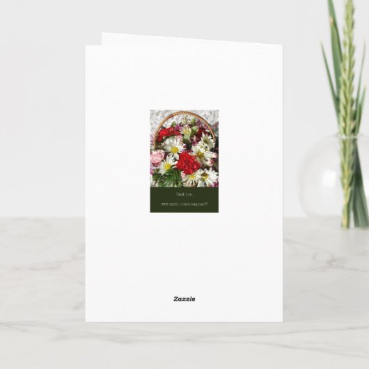 Karte der Mutter Tagesfür biologische Mutter (Rückseite)